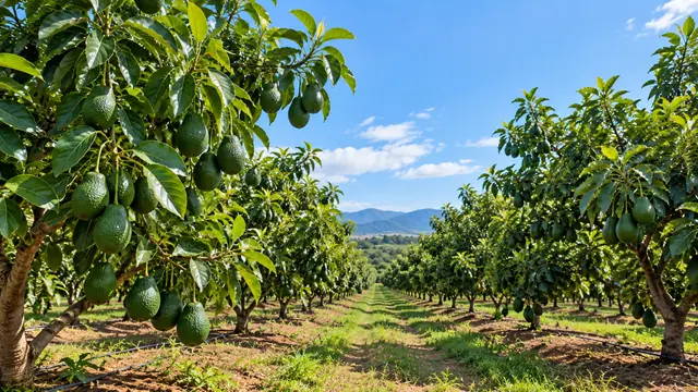 Avocado Plantation View