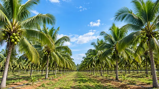 Coconut Plantation View